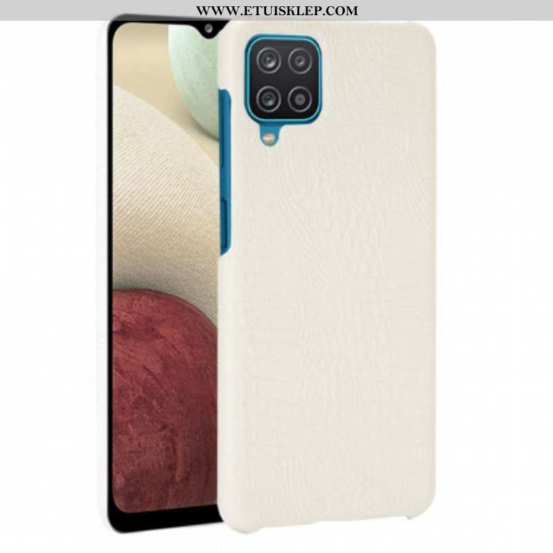 Etui do Samsung Galaxy M12 / A12 Efekt Skóry Krokodyla